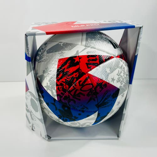 Adidas MLS Pro Soccer Game Ball 2023 Red/White/Blue HT9026 Size 5