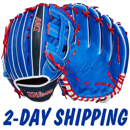 <<2024 Wilson A2K MB50 12.5" Mookie Betts Outfield Game Model Glove WBW101626125 ►2-DAY SHIPPING◄