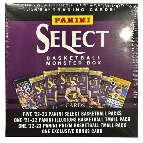 *NEW* 2022-23 NBA Select Basketball Monster Box 7 Packs Factory Sealed *TMALL *