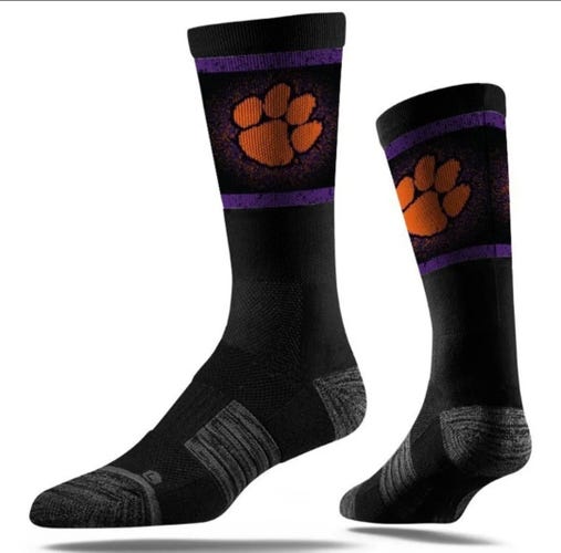 Clemson Tigers Strideline Premium Athletic Crew Socks