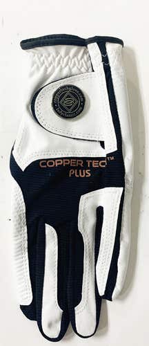 NEW Copper Tech Spider Grip White/Black Men's One Size Fits All Golf Glove
