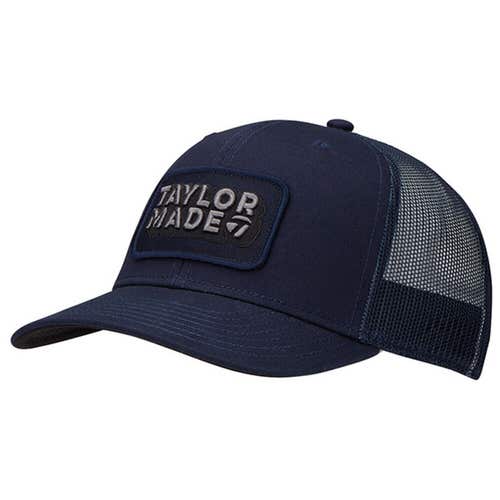 NEW 2024 TaylorMade Retro Trucker Navy Snapback Golf Hat/Cap