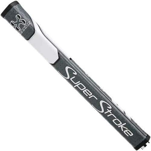 SuperStroke Traxion Flatso 2.0 Putter Grip (Gray/White 1.27", 50g) Golf NEW