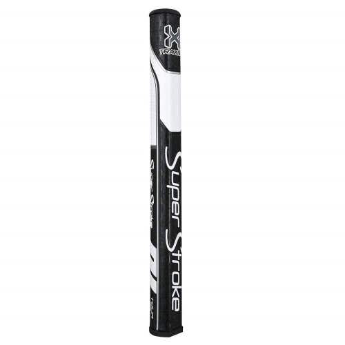 SuperStroke Traxion Tour 1.0 Putter Grip (Black/White 1.0", 71g) Golf NEW