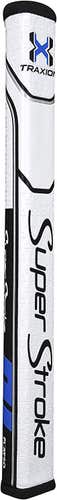 SuperStroke Traxion Flatso 1.0 Putter Grip (Black/Blue/White1.14", 87g)Golf NEW