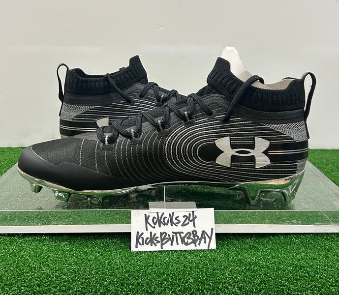 Under Armour Spotlight MC Football Cleats size 12 Mens Black