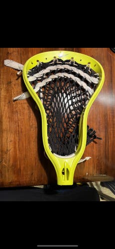 Lacrosse head mens neon yellow and black