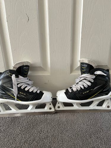 Used Junior CCM Tacks 4092 Goalie Skates Size 3