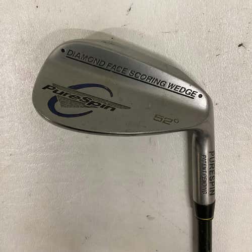 Used Pure Spin 52 Gap Approach Wedge Regular Flex Graphite Shaft Wedges