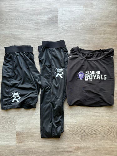 Reading Royals Shirt, compression shorts, long sleeve, pants bundle