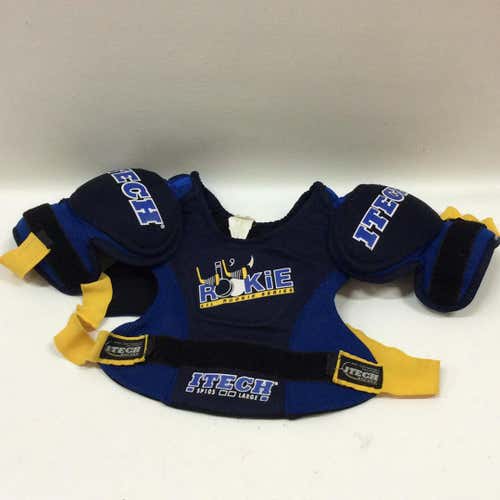 Used Itech Lil Rookie Sp105 Lg Lg Ice Hockey Shoulder Pads