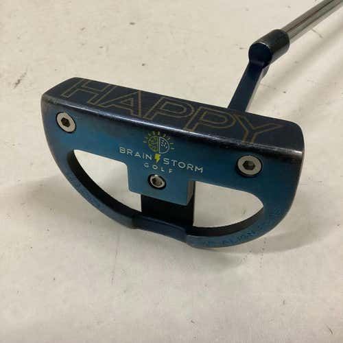 Used Happy Brain Storm Putter Rh Mallet Putters