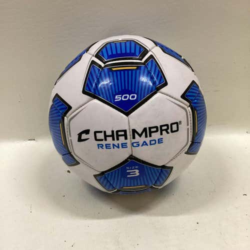 Used Champro Renegade 500 3 Soccer Balls