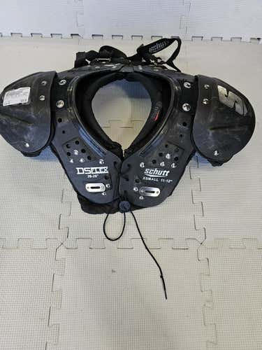 Used Schutt Ds Flex Youth Pads Xs Football Shoulder Pads