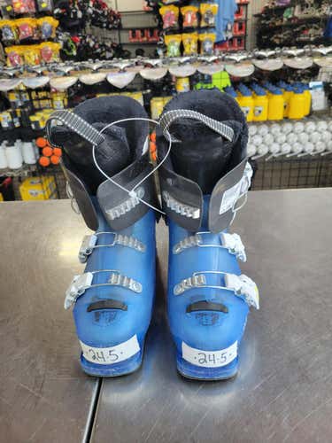 Used Salomon T3 Boots 245 Mp - M06.5 - W07.5 Boys' Downhill Ski Boots