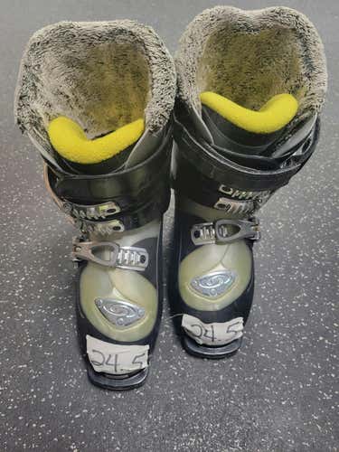 Used Salomon Siam Ski Boots 245 Mp - M06.5 - W07.5 Women's Downhill Ski Boots