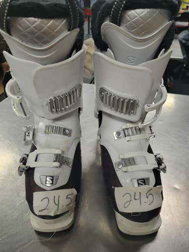 Used Salomon R70w 245 Mp - M06.5 - W07.5 Women's Downhill Ski Boots