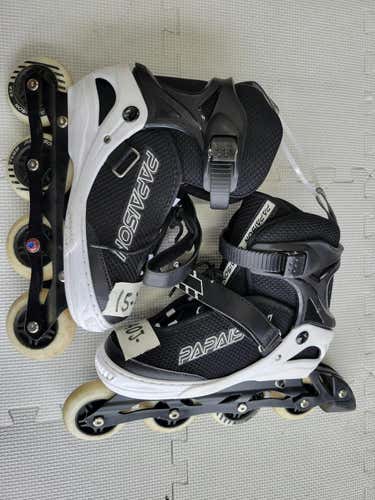 Used Paison Adj Skates 5-7.5 Adjustable Inline Skates - Rec And Fitness