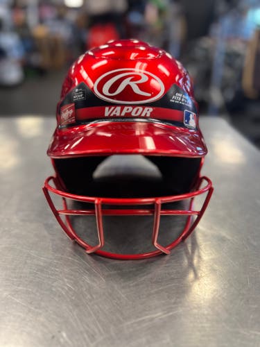 Rawlings Used Red Batting Helmet