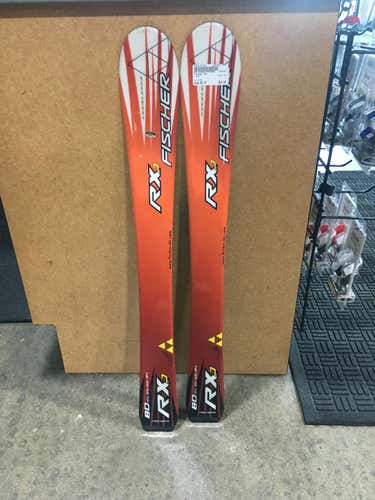 Used Fischer Rxj 80 Cm Boys' Downhill Skis