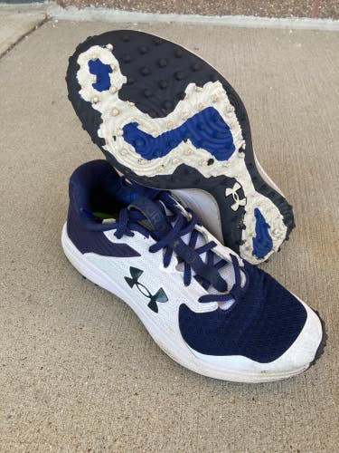 Blue Used Size Men's 10.5 Adult Men's Under Armour Turf Shoes