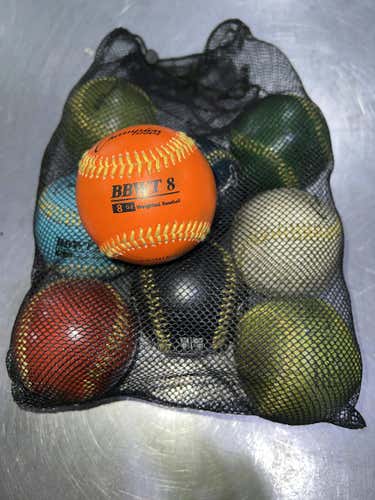 Used Champion Weighted Baseballs - Set Of 9 Baseball And Softball Training Aids