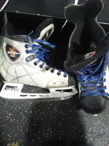 Used Ccc Vector 4.0... Junior 04 Ice Skates Ice Hockey