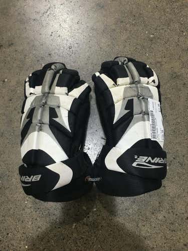 Used Brine Tyro Xs Lacrosse Mens Gloves