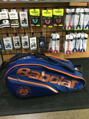 Used Babolat Roland Garros Bag 12 Racquets Unknown Tennis Racquets