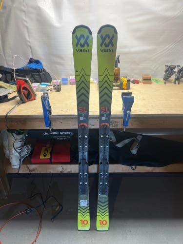 Used Unisex 136 cm Without Bindings Racetiger SL Skis