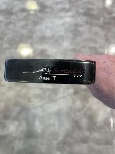 Used Men's Ping Scottsdale TR Anser T Blade Putter Right Handed 34.5" Black dot