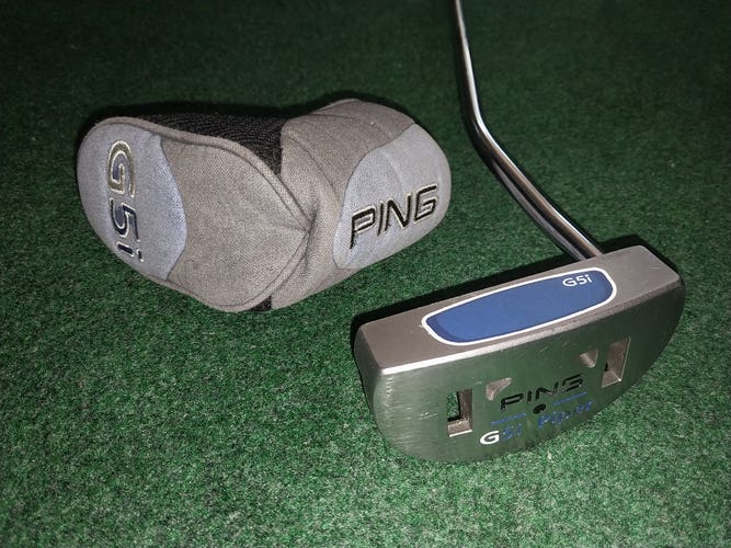 Ping Mallet G5i Piper Putter 34" with New grip and matching putter cover