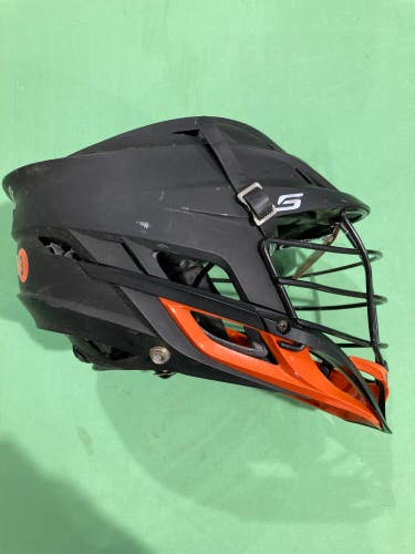 Used Black Cascade S Helmet w/ Orange Chin Piece