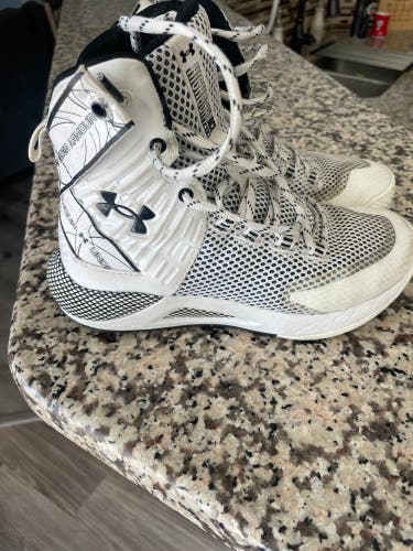 Girls UA volleyball sneakers