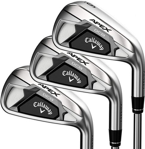 NEW Callaway Apex DCB Forged 4-PW+AW Iron Set Graphite Recoil Dart F3 65