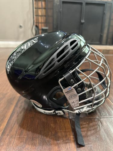 Rare Mission Carbster Carbon Fiber Hockey Helmet with Cage