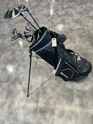 Used Men's Top Flite Clubs (Full Set) Right Handed Regular Flex 9 Pieces (6,8,9,PW, 4H,5H, 3W, D,P)