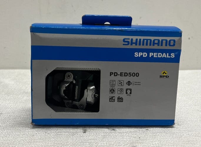 Shimano PD-ED500 SPD Clipless Touring Bike Pedals 9/16"  NEW Fast Shipping
