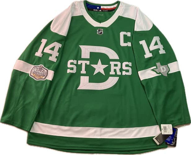 NWT Dallas Stars Jamie Benn 2020 Winter Classic Adidas NHL Hockey Jersey Size 56