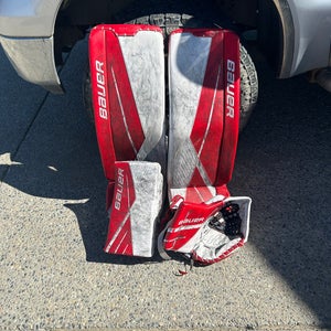 Used  Bauer Regular  Supreme 3s Goalie Full Set