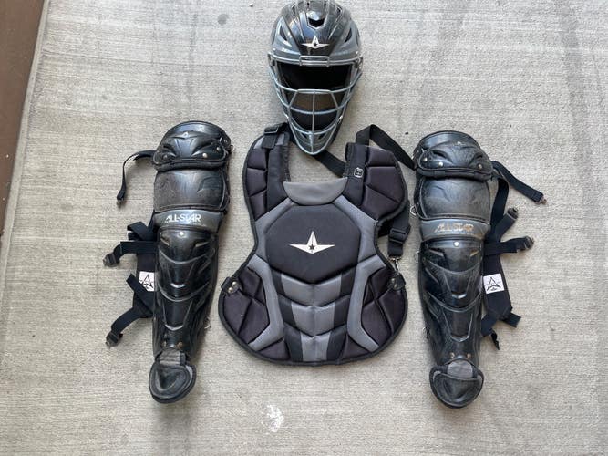 Used Youth All Star System 7 Axis Catcher's Set