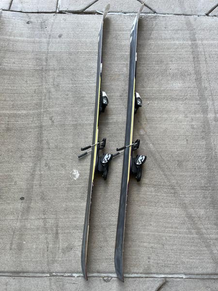 Salomon Rockette Powder Skis- 161 cm (With Z10 Bindings