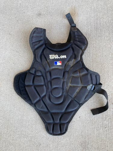Black Used Youth Wilson Ez Gear Catcher's Chest Protector