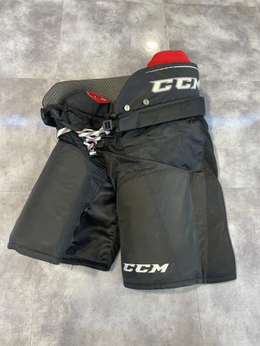 Black Used Senior XL CCM QLT 290 Hockey Pants