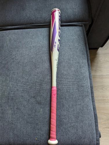 Used 2022 Easton Pink Sapphire Bat (-10) Alloy 18 oz 28"