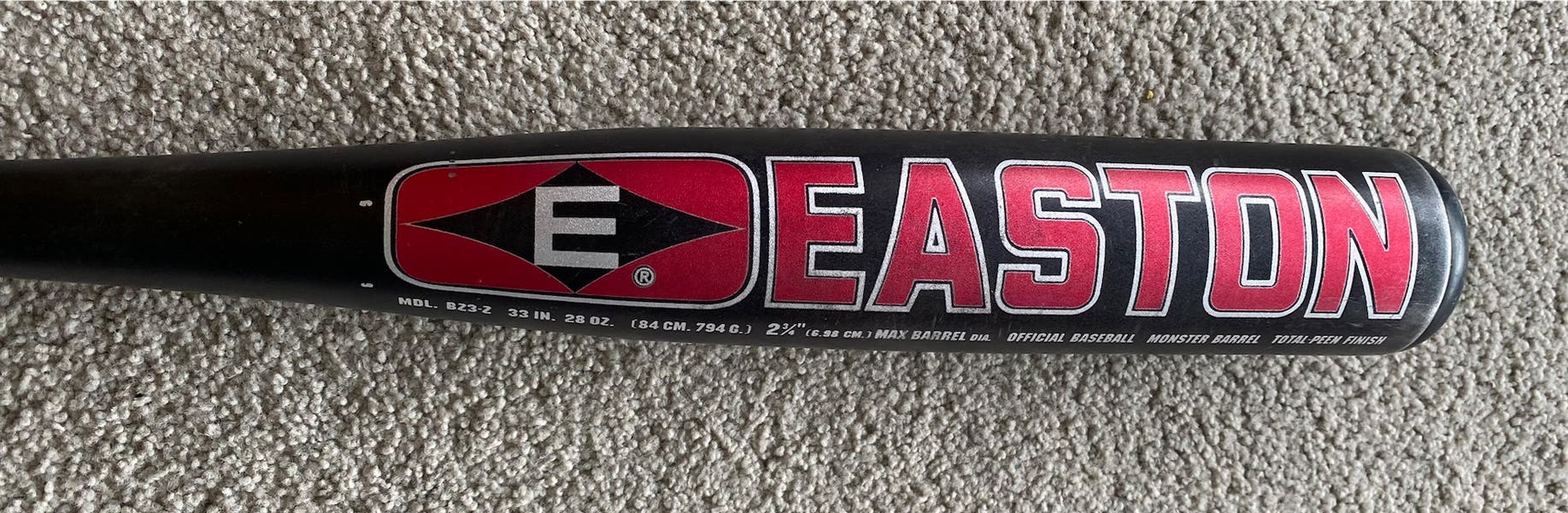 Easton ZCORE REDLINE 33/28 Sc500 Baseball Bat Mdl BZ3-Z 2 3