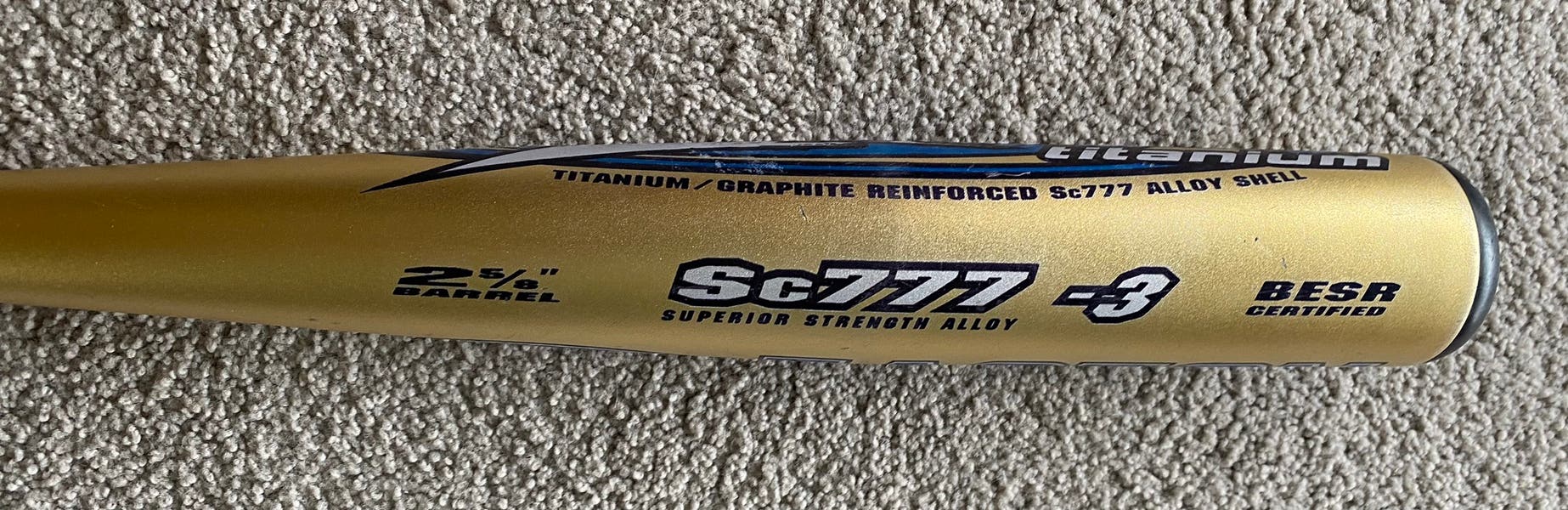 Easton ZCORE Titanium Sc777 33/30 -3 Baseball Bat BESR MODEL B270