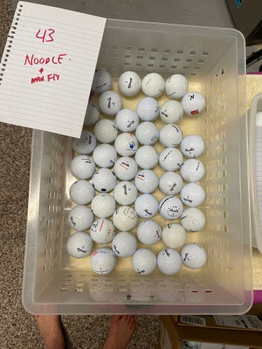 Used TaylorMade 43 Noodle Balls