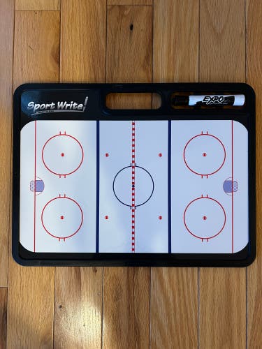 Sport Write Coach’s Dry Erase Hockey Board