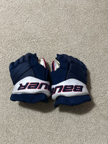 Used Bauer Vapor Pro Team Gloves 14" Pro Stock